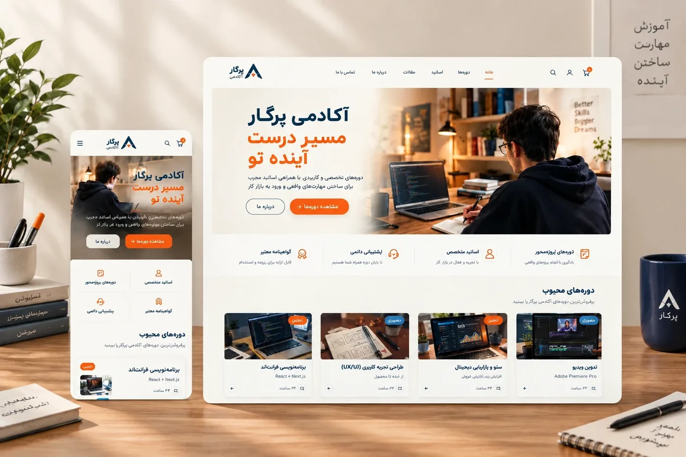 نمونهکار پروژهی مفهومی ۲ — آکادمی پرگار